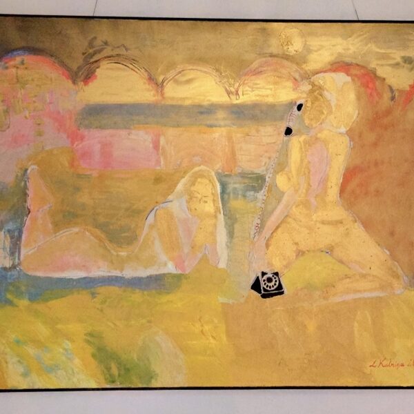 Rail Baltica 140x180cm mix media on canvas 2024