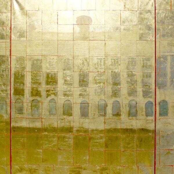 Sanatorium Ķemeri 185x435cm mix media 2017